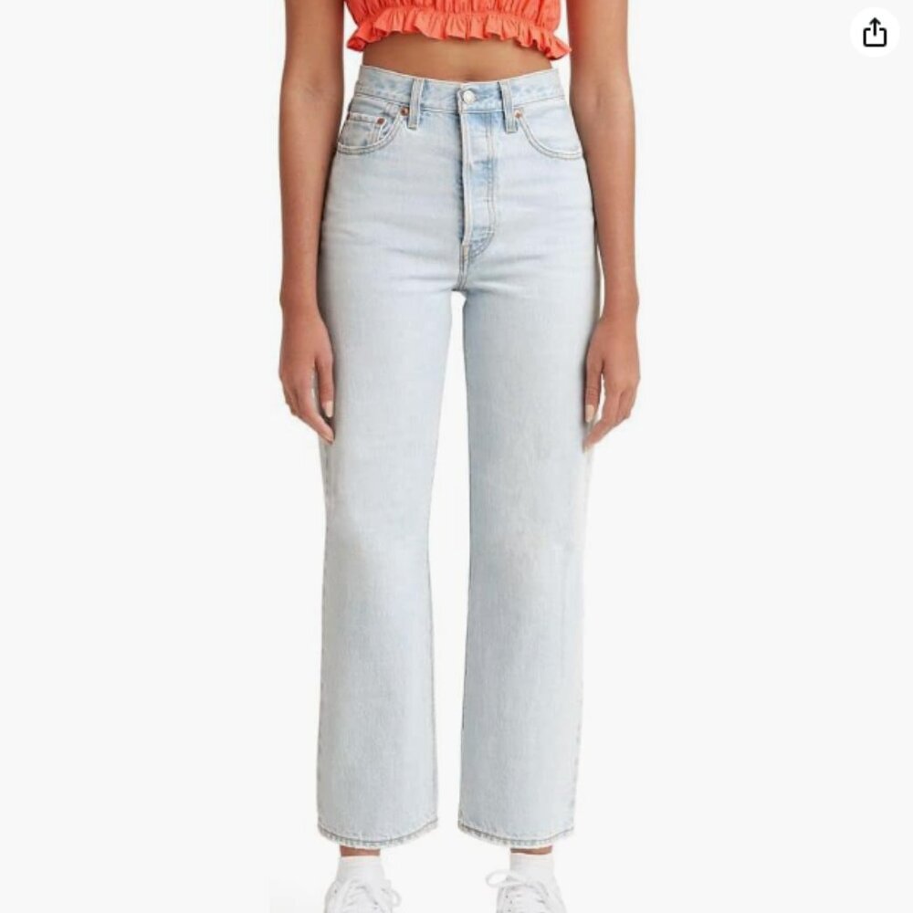 Levi's Women's Premium Ribcage Straight Ankle Jeans, 29x27 - NWT